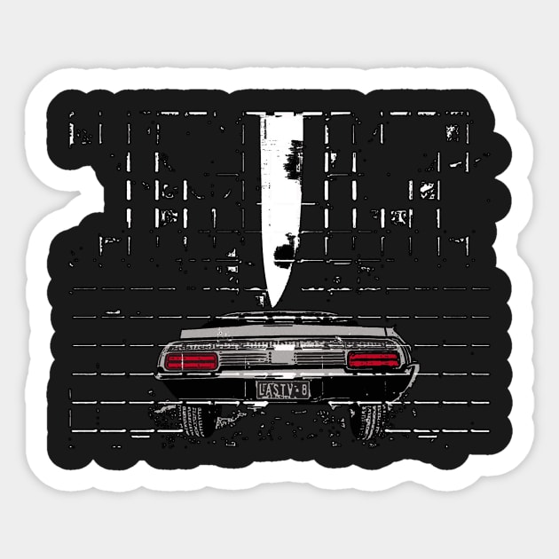 Slasher Drive-In Sticker by DevanGill